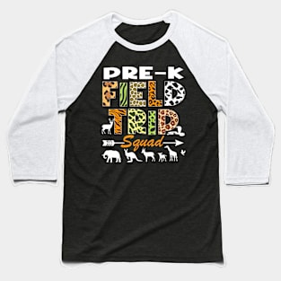 Pre-K Zoo Field Trip Squad Teacher Student Baseball T-Shirt